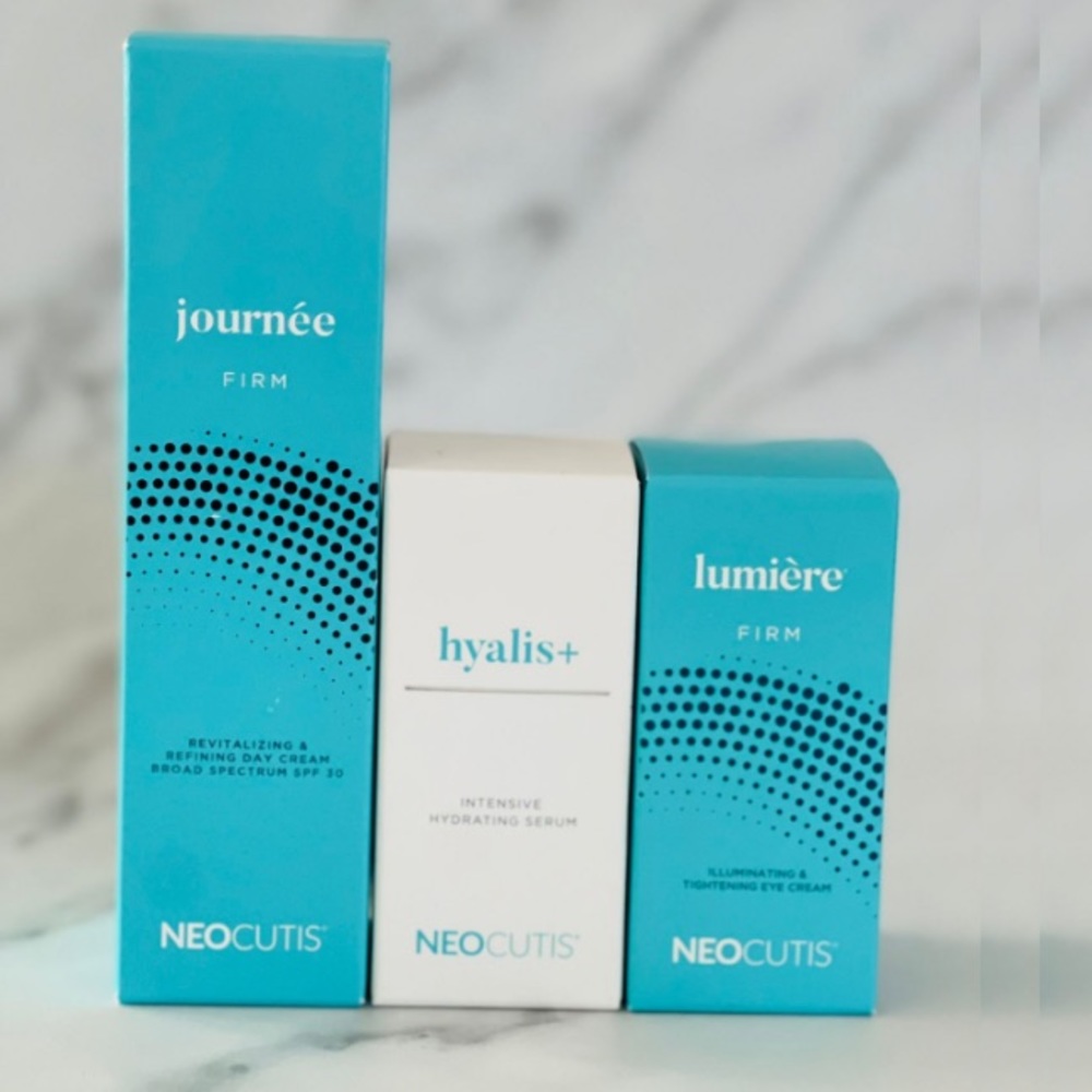 Neocutis Anti-Aging Set. Includes Journee FIRM, Hyalis+ and Lumiere FIRM